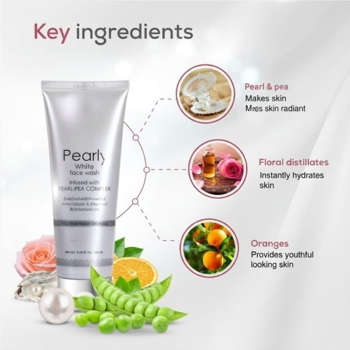Amazon.com: Pearly White Face Wash for Glowing & Radiant Skin